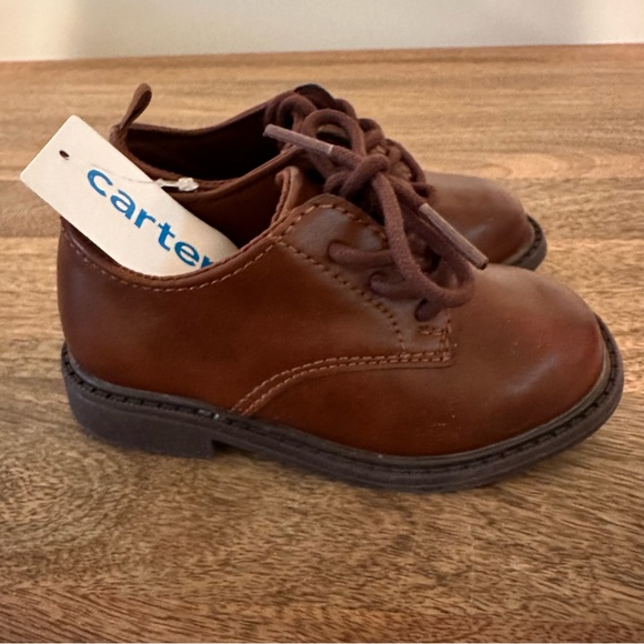 Carter’s Toddler Boy Spencer Brown Dress Shoe Sz 6M NWT NIB - Picture 5 of 8